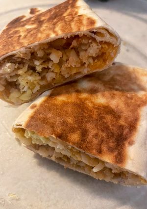 A picture of Hash-brown breakfast burrito 🌯.