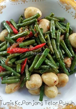 Foto resep Tumis Kacang Panjang Telor