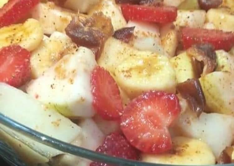 Simple Way to Prepare Perfect Yummy Fruit Chaat 🍓🍌🍎🍊🍐🍏