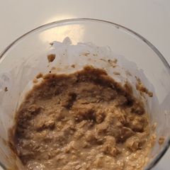 A picture of Banana and Peanut Butter Overnight Oats.