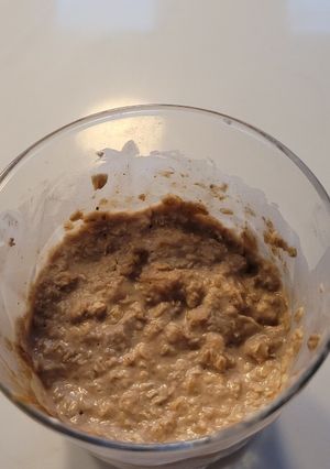 A picture of Banana and Peanut Butter Overnight Oats.