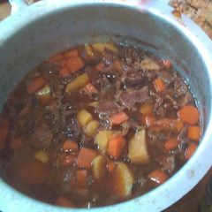 A picture of Beef stew.