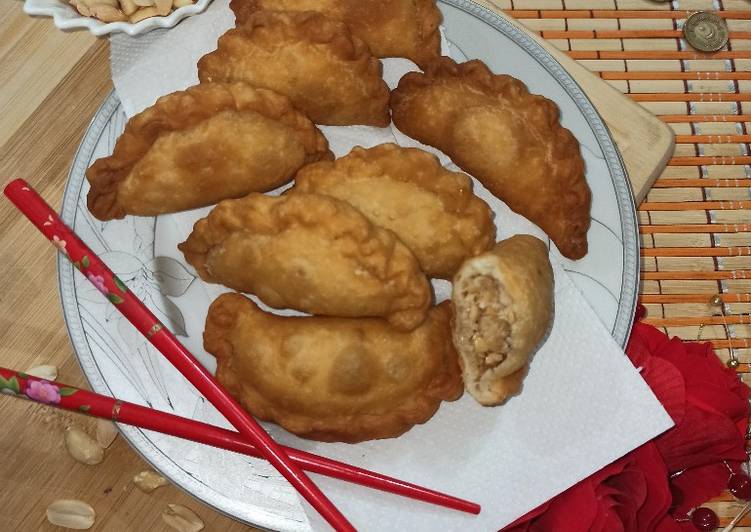 How to Prepare Perfect Jau Gok peanut puff Dumpling