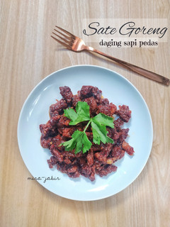 Foto resep Sate Goreng Daging Sapi Pedas