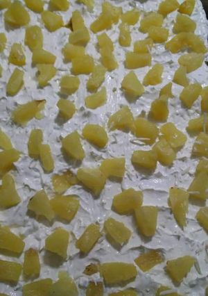 Una foto de Pastel de 3 leches de piña y coco