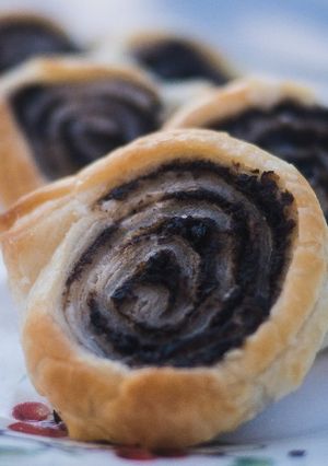 Une photo de Roulés à la tapenade noire