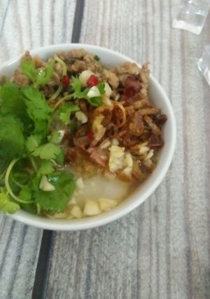 Hình của món Bánh đúc nóng.