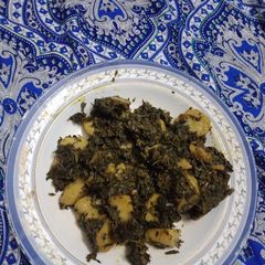 A picture of Aloo methi recipe.