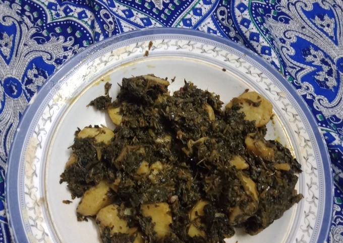 Aloo methi recipe