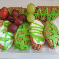 A picture of Decorated Christmas Sugar Cookies.