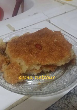 صورة لوصفة قلب اللوز معسل وطري 😘😘