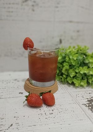 Foto resep Strawberry Coffee Mocktail