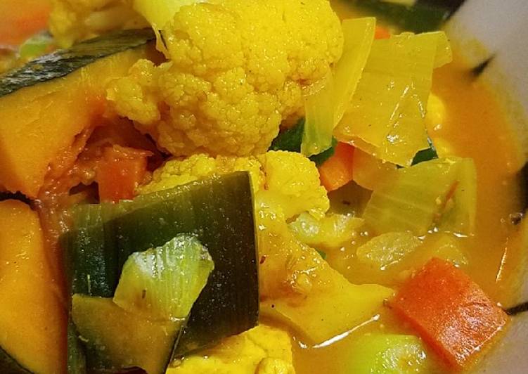 Recipe of Quick Japanese Curry Pumpkin Soup #mommasrecipes