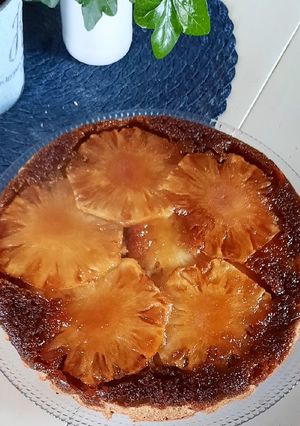 Une photo de Gâteau ananas coco rhum