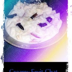 Creamy fruit chat A picture of Creamy fruit chat.