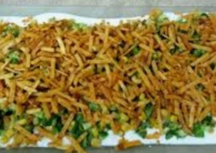 سلطه بطاطس سريع و لذيذه ❤