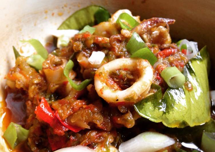 Resep Pedesan Sambal Cumi, Sempurna