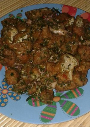 Foto resep Tahu kopong cumi asin