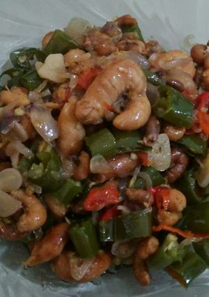 Foto resep Tumis Telur Ikan Biawan Asin Cabe Hijau