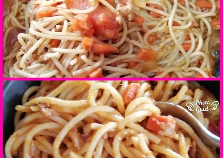 Recipe of Perfect Simple Spaghetti