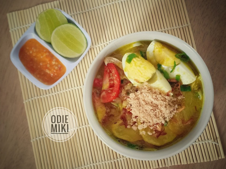 Standar Resep  buat Soto Ayam Lamongan dijamin sesuai selera