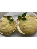 Conchitas de bechamel gratinadas