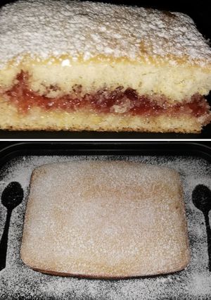 Une photo de Gâteau génoise fourré à la confiture