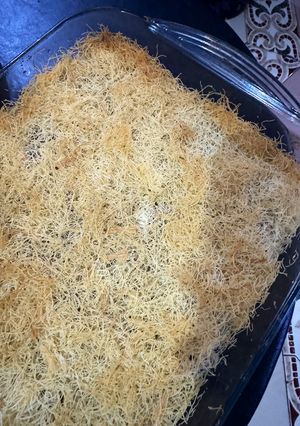 صورة لوصفة كنافة بالموز والقشطة