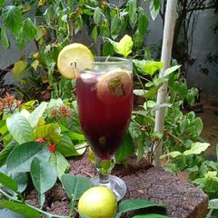 A picture of Blueberry Mojito.