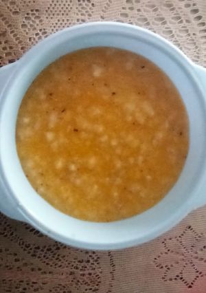Foto resep Bubur MPASI 8+ (Ayam Wortel Kentang) Homemade