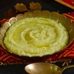 A picture of Aloo Ka Halwa ✨: Fasting Prasad ✨.