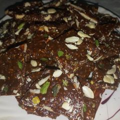 Dry fruits chikki A picture of Dry fruits chikki.
