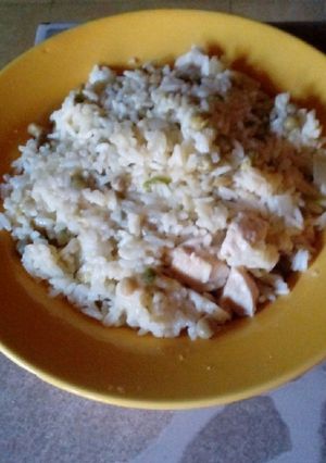 Una foto de Arroz cremoso económico