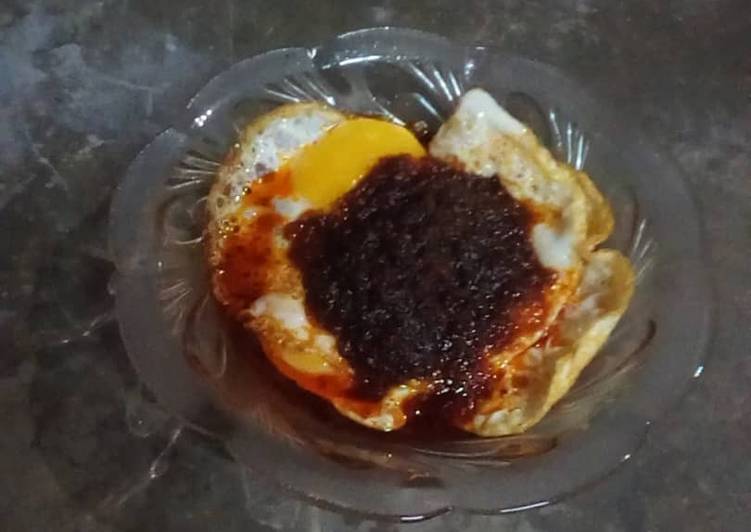 Telur sambal, Viral