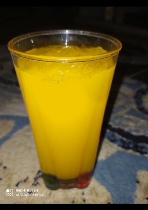 A picture of Mango juice.