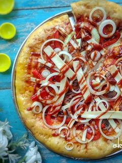Foto resep Pizza meat lover (oven tangkring)