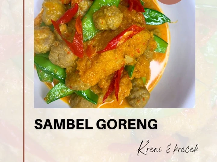 Langkah Mudah untuk Membikin Resep Sambel goreng kreni / sambel goreng krecek / sambel goreng bola daging yang Lezat Anti Ribet, Sempurna