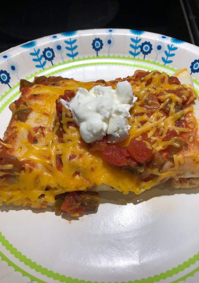 A picture of Beef and Bean Burritos.