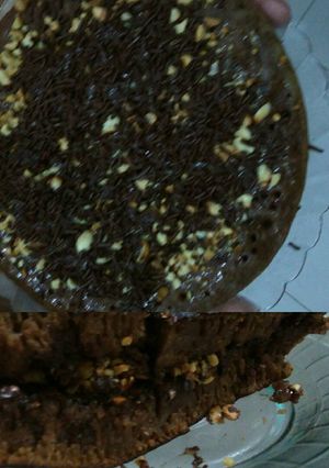 Foto resep Martabak hitam manis (kocok all in one, no mixer)