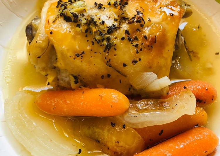 How to Make Favorite Garlicky Herb Baked Chicken Thighs