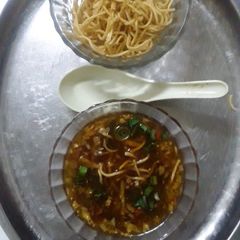 A picture of Manchow soup.