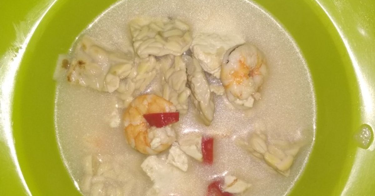 Kotok Udang Tahu Tempe (masakan Jawa Tengah)