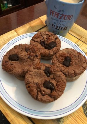 Una foto de Muffins proteicos 🧁🍫