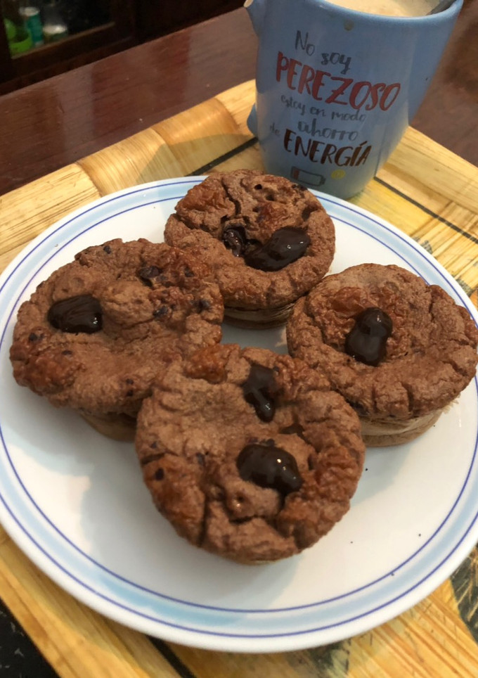 Una foto de Muffins proteicos 🧁🍫
