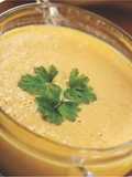 Puré de arroz y pollo para bebés
