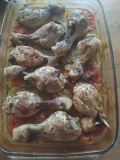 Una foto de Jamoncitos de pollo al horno