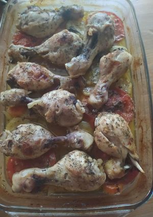Una foto de Jamoncitos de pollo al horno
