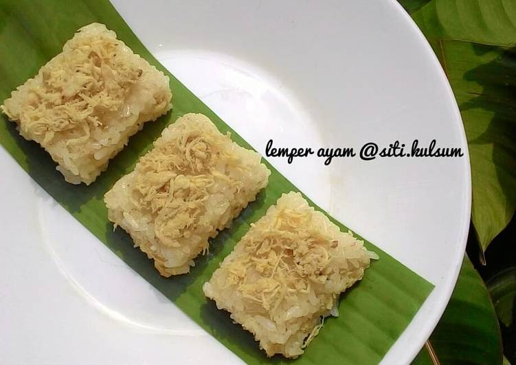 Resep Lemper ayam yang Enak Banget