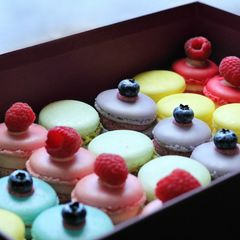 Macarons A picture of Macarons.