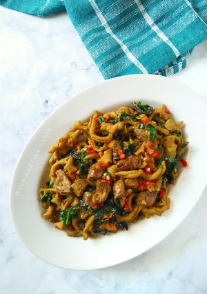 Foto resep Ati Ampela Usus Bumbu Kuning Pedas